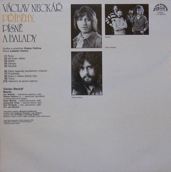 Václav Neckář, Bacily - Příběhy, písně a balady 1 (LP)