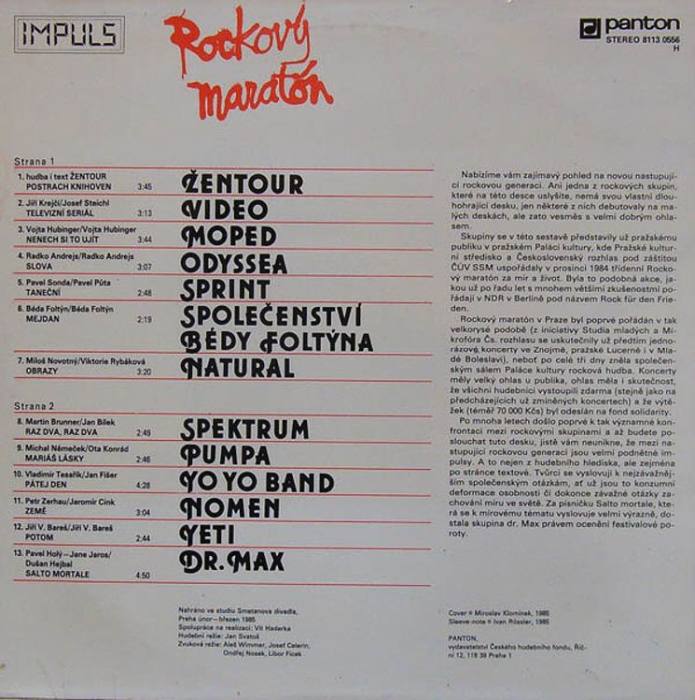 Various artists - Rockový maratón (LP)