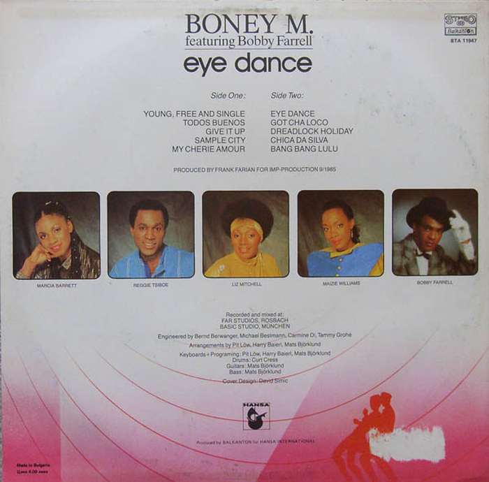 Boney M. - Eye Dance (LP)