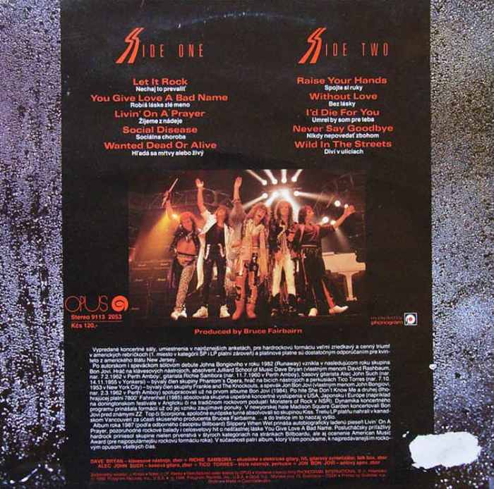 Bon Jovi - Slippery When Wet