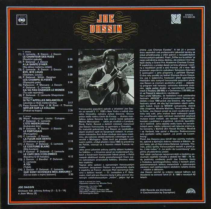 Joe Dassin - Joe Dassin (LP)