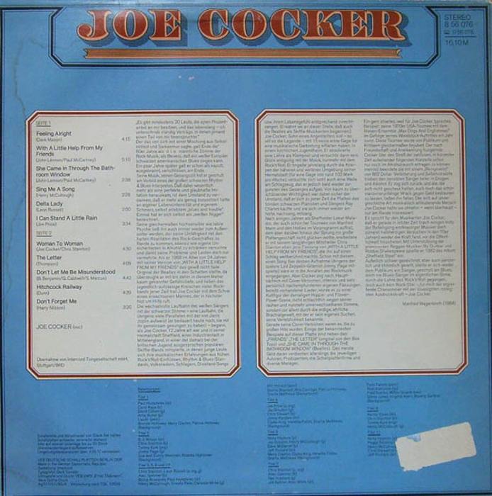 Joe Cocker - Joe Cocker (LP)