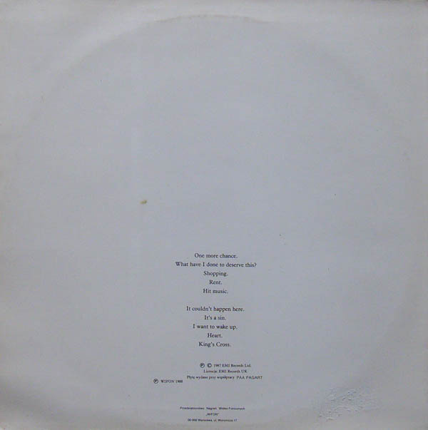 Pet Shop Boys - Actually (LP)