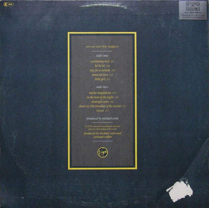Sandra - Ten On One (the singles)