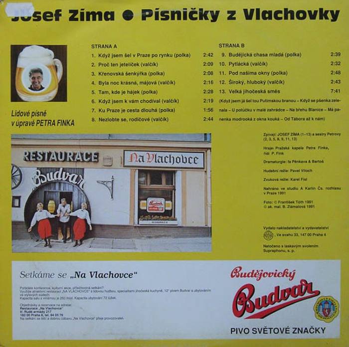 Josef Zíma - Písničky z Vlachovky