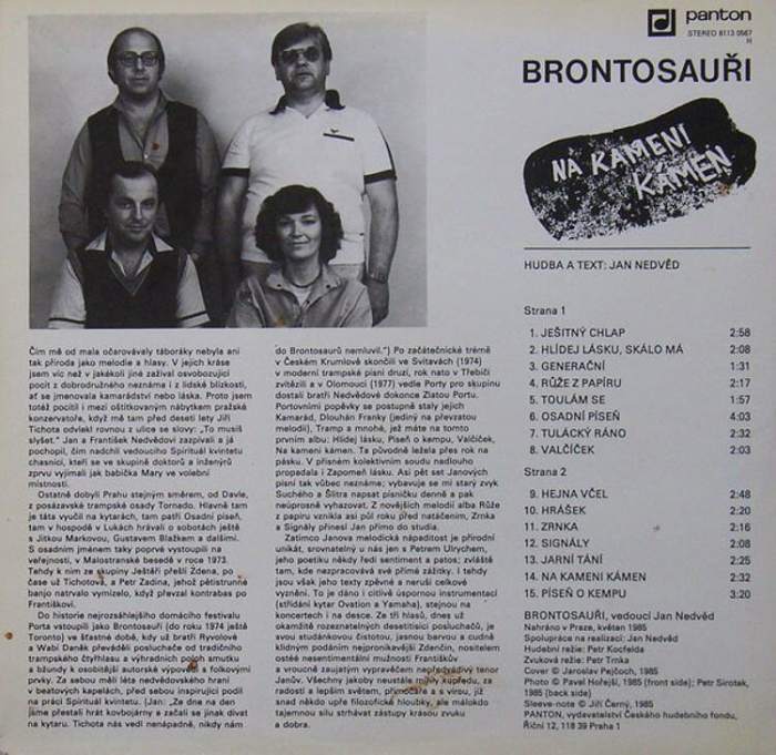 Brontosauři - Na kameni kámen (LP)