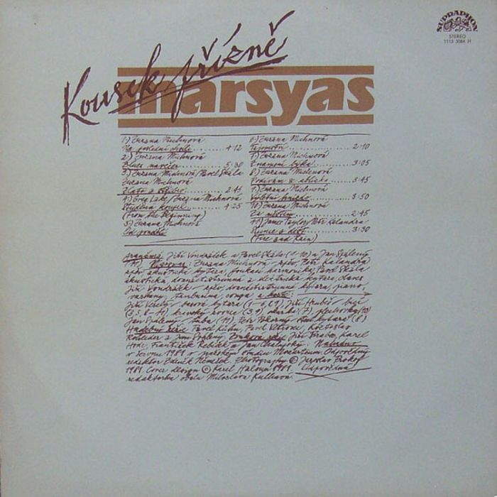 Marsyas - Kousek přízně (LP)