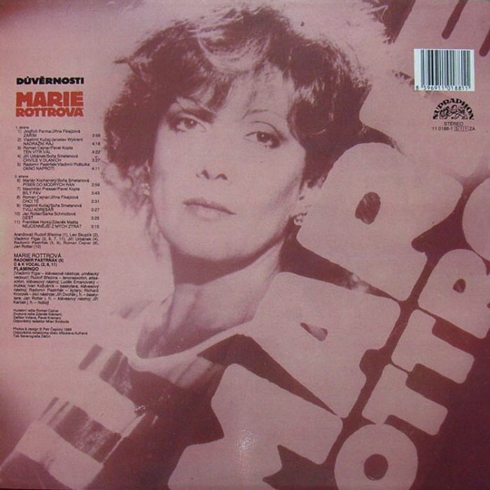 Marie Rottrová - Důvěrnosti (LP)