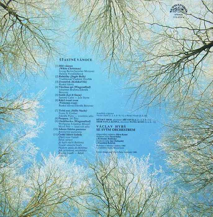 Václav Hybš se svým orchestrem - Šťastné vánoce (LP)
