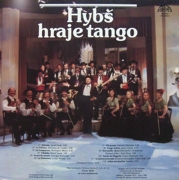 Václav Hybš se svým orchestrem - Hybš hraje tango (LP)