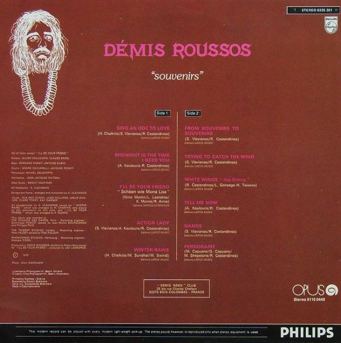 Démis Roussos - Souvenirs