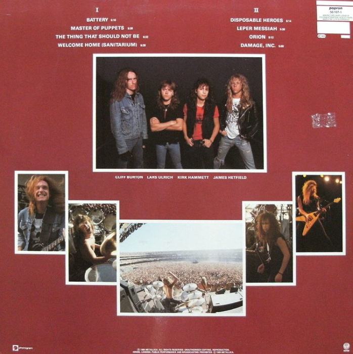 Metallica - Master Of Puppets
