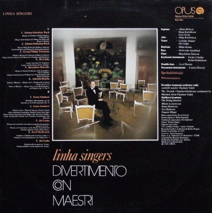 Linha Singers - Divertimento Con Maestri (LP)
