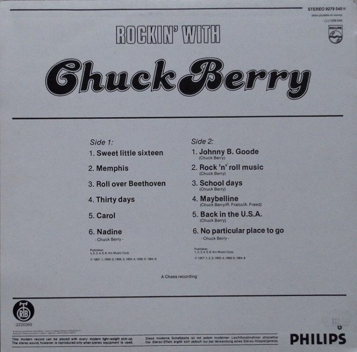 Chuck Berry - Rockin' With (LP)