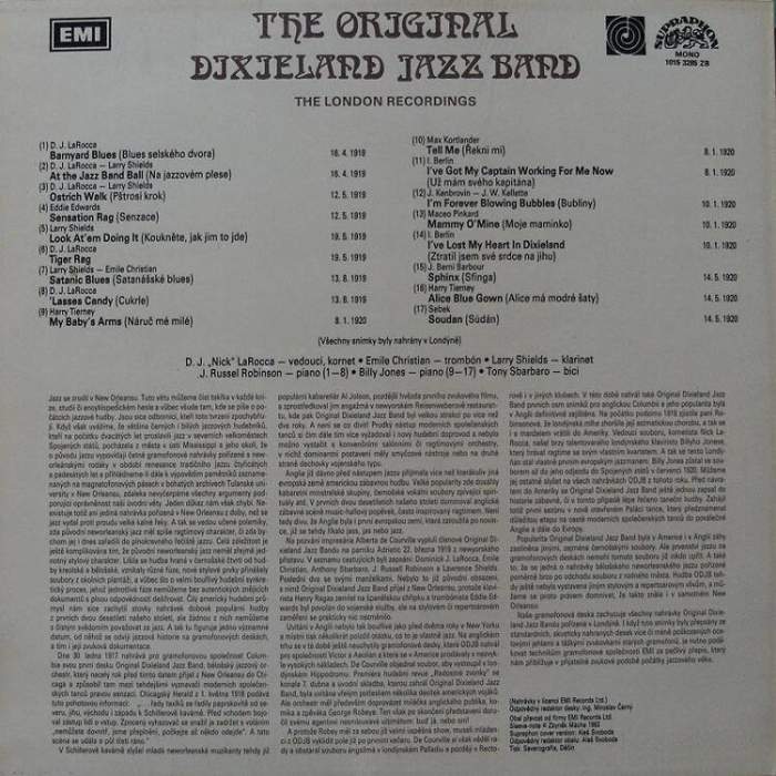 The Original Dixieland Jazz Band - The London Recordings (LP)
