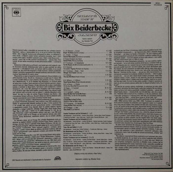 Bix Beiderbecke (Mladý muž s trubkou)