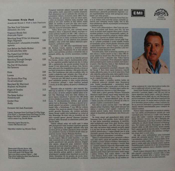 Tennessee Ernie Ford - Sever proti jihu (LP)