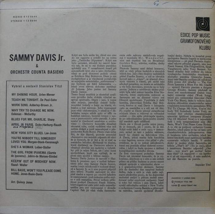 Sammy Davis jr.  a  Count Basie - Our Shining Hour