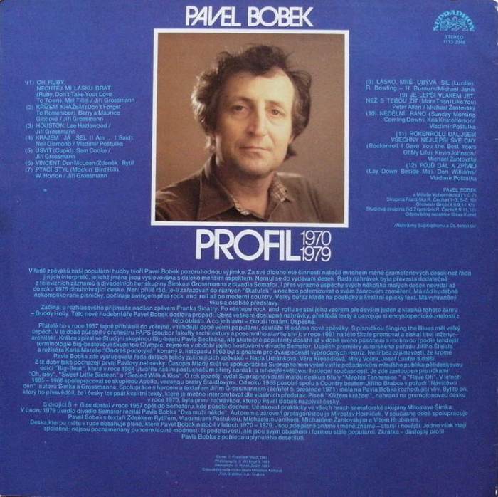 Pavel Bobek - Profil /1970-1979/ (LP)