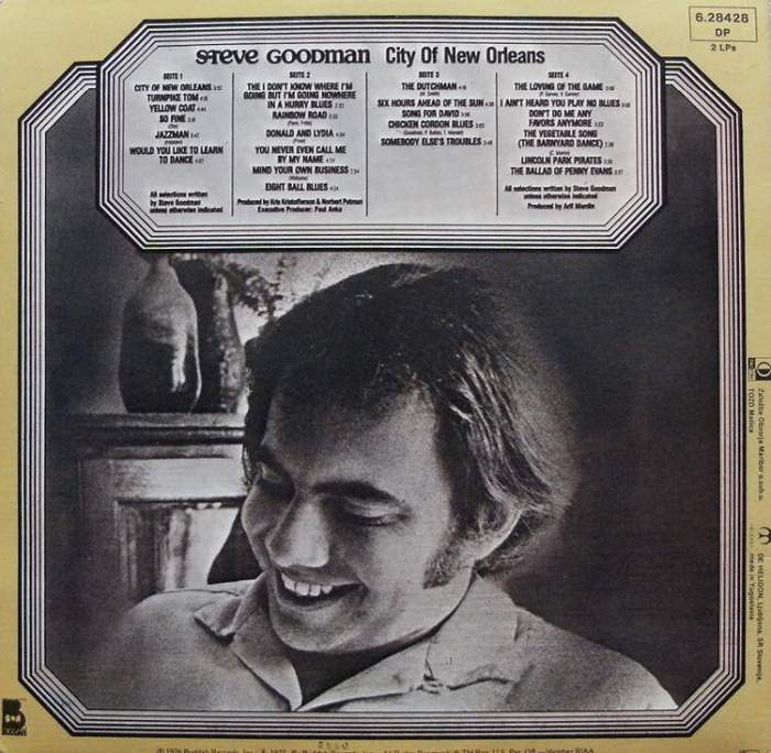 Steve Goodman - City Of New Orleans (2 LP)