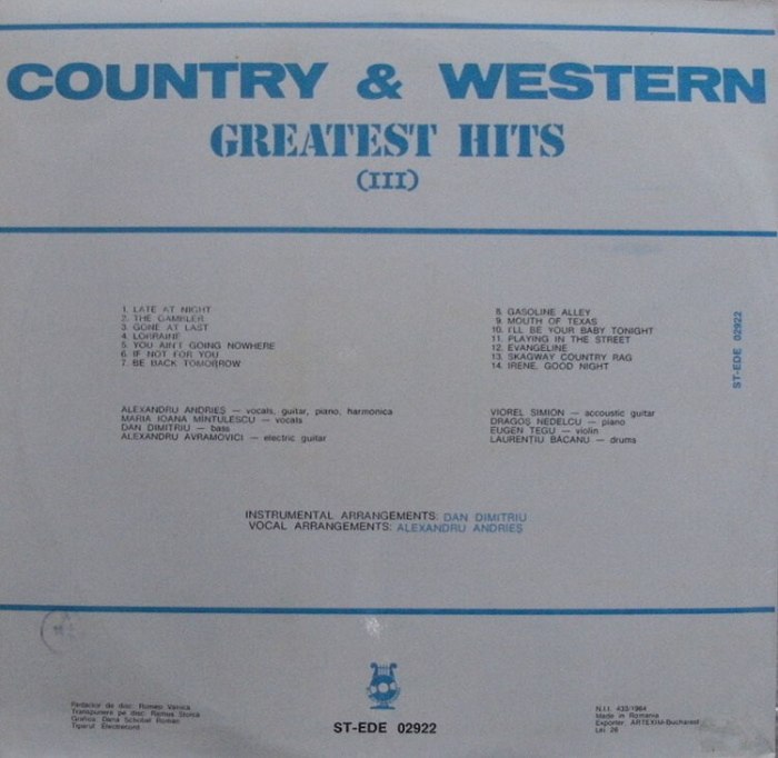 Country  a  Western Greatest Hits 3