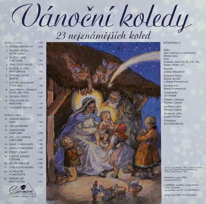 Various Artists - Vánoční koledy (23 nejznámějších koled) (LP)