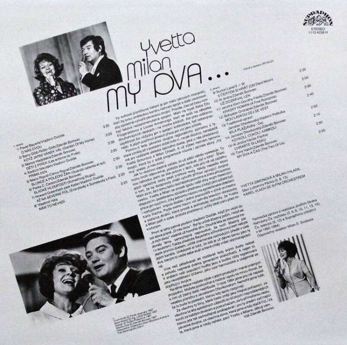 Yvetta Simonová a Milan Chladil - My dva ... (LP)
