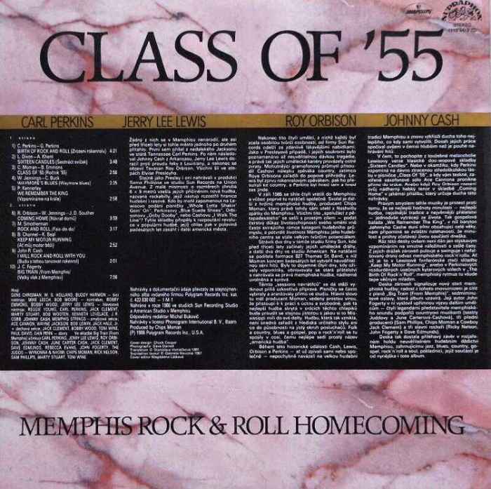 Carl Perkins, Jerry Lee Lewis, Roy Orbison, Johnny Cash - Class Of '55 (LP)