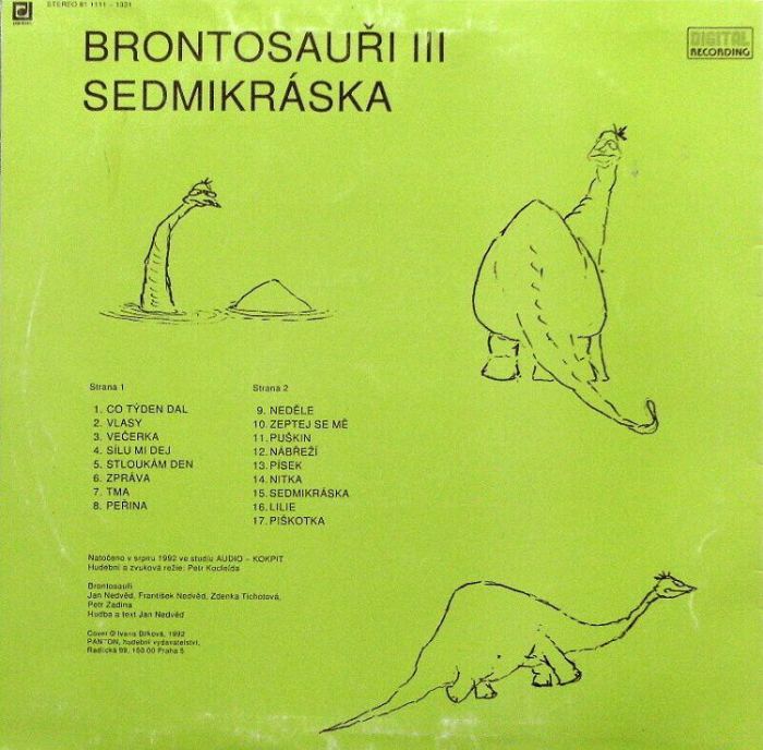 Brontosauři - Sedmikráska (LP)