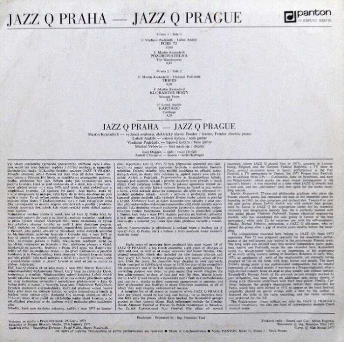 Jazz Q - Pozorovatelna (LP)