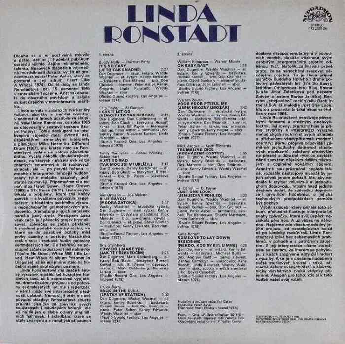 Linda Ronstadt - Linda Ronstadt (LP)