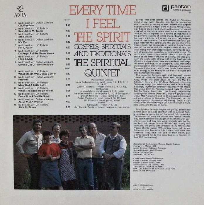 Spirituál Kvintet - Every Time I Feel The Spirit (LP)
