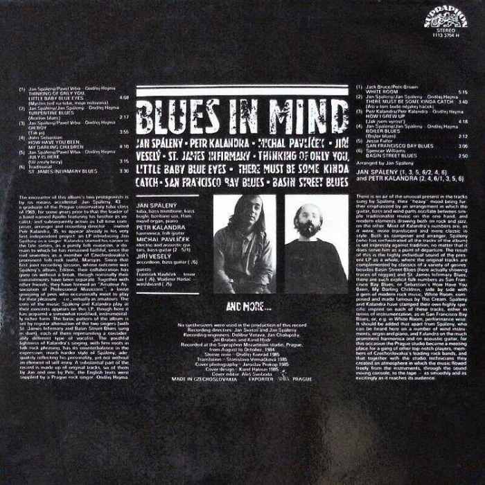 Jan Spálený & ASPM - Blues In Mind (LP)