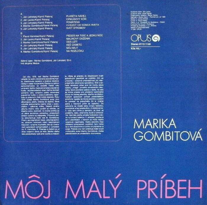 Marika Gombitová - Moj malý príbeh (LP)