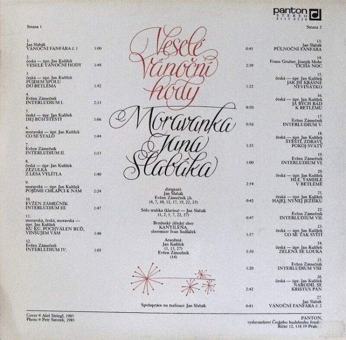 Moravanka Jana Slabáka - Veselé Vánoční hody