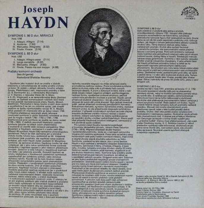 Joseph Haydn - Londýnské symfonie