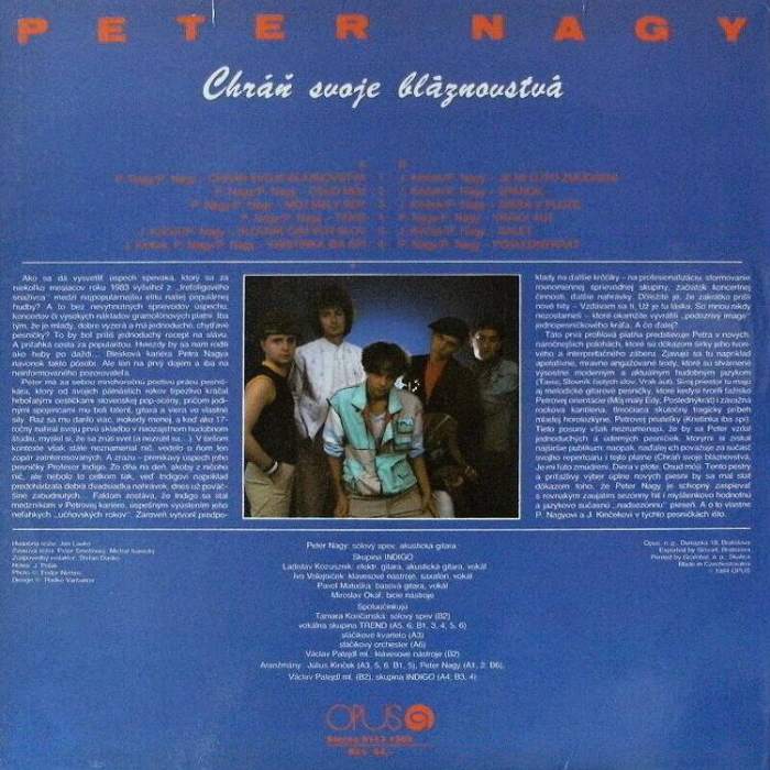 Peter Nagy - Chráň svoje bláznovstvá (LP)