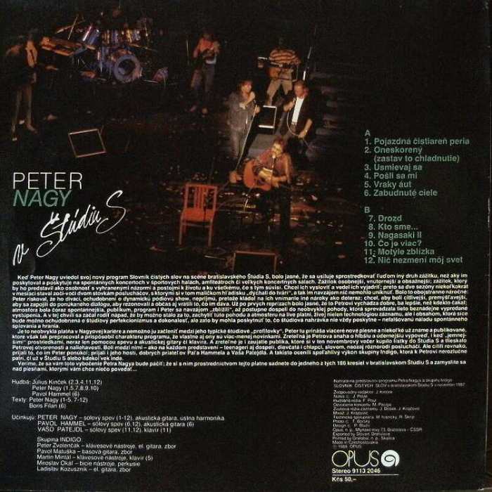 Peter Nagy - V štúdiu S (LP)