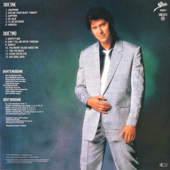 Shakin' Stevens - Give Me Your Heart Tonight