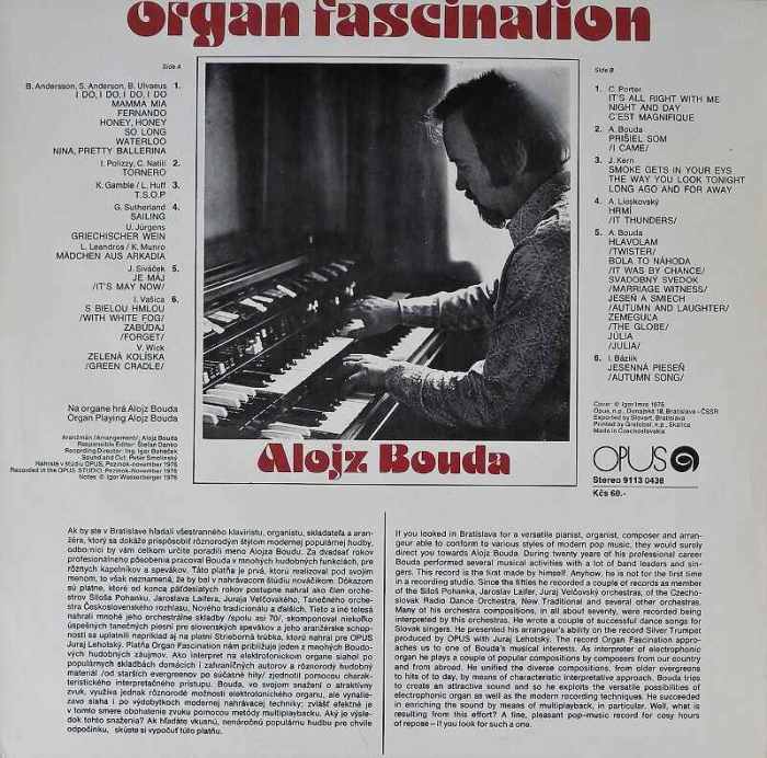 Alojz Bouda - Organ Fascination (LP)