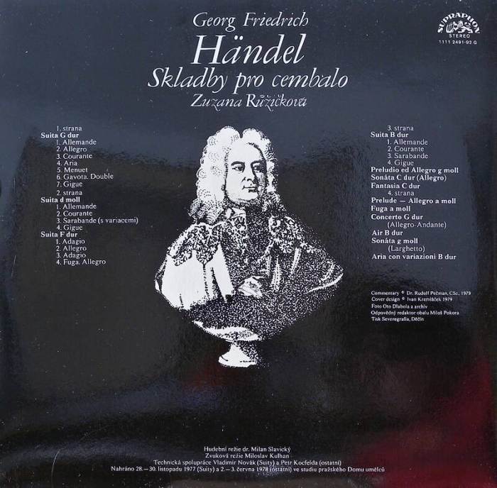 Georg Friedrich Händel - Koncerty pro cembalo (2LP)