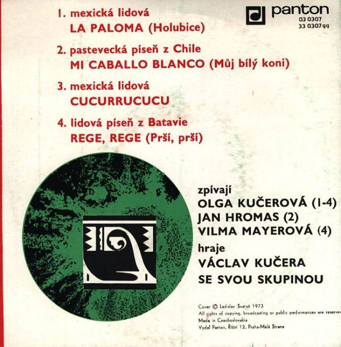 Václav Kučera se svou skupinou - La Paloma / Mi Caballo Blanco / Cucurrucucu / Rege, rege