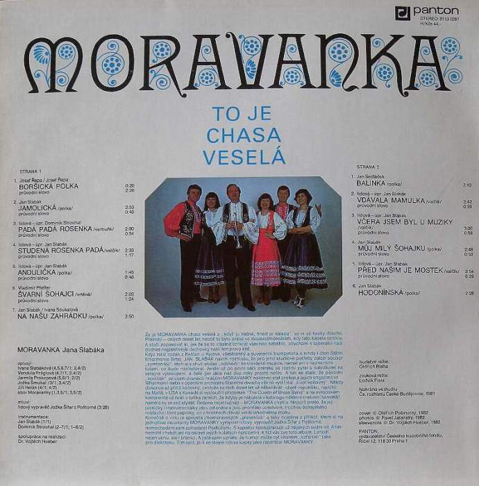 Moravanka Jana Slabáka - Moravanka to je chasa veselá