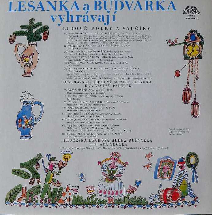 Lesanka a Budvarka vyhrávají lidové polky a valčíky