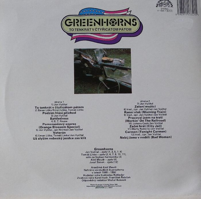 Greenhorns - To tenkrát v čtyřicátom pátom (LP)