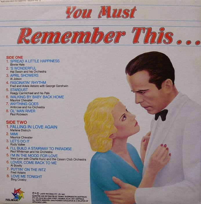 Various Artists - You Must Remember This ...