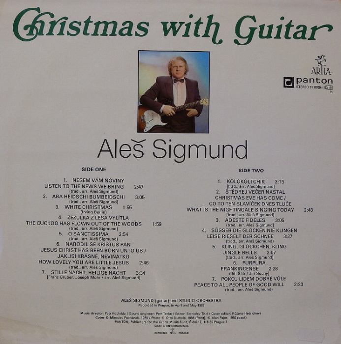 Aleš Sigmund - Christmas with Guitar (LP)