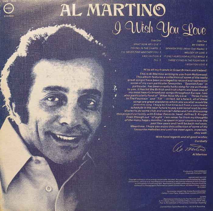 Al Martino - I Wish You Love