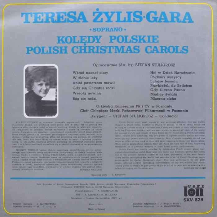 Teresa Zylis-Gara - Koledy polskie