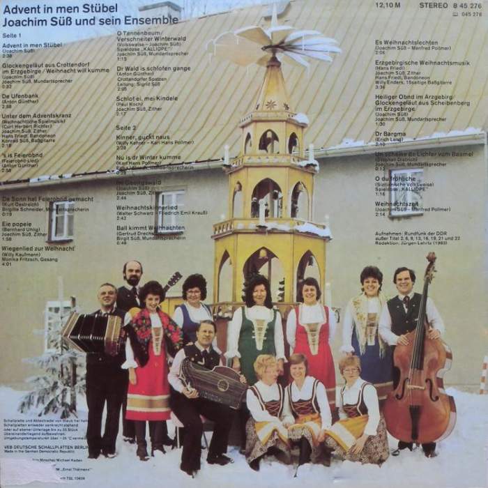 Joachim Süß Und Sein Ensemble - Advent In Men Stübel